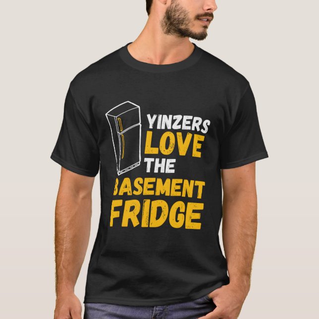 Pittsburgh Yinzers Kärlek Baset Fridge T Shirt (Framsida)
