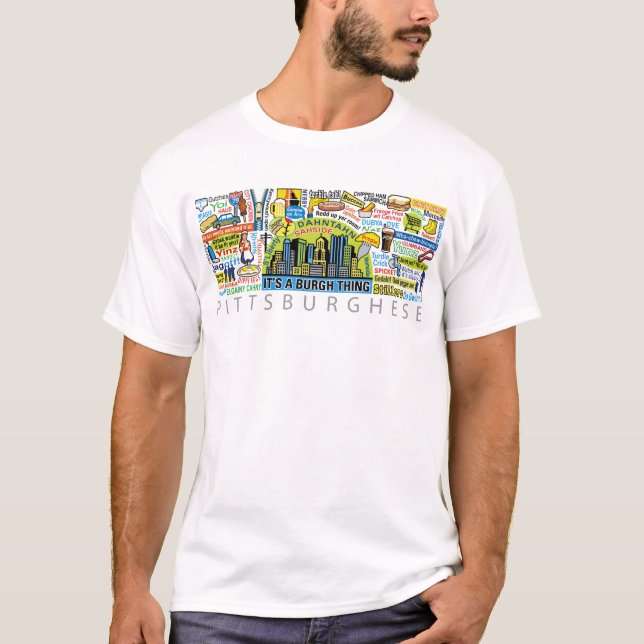 pittsburghese tee (Framsida)