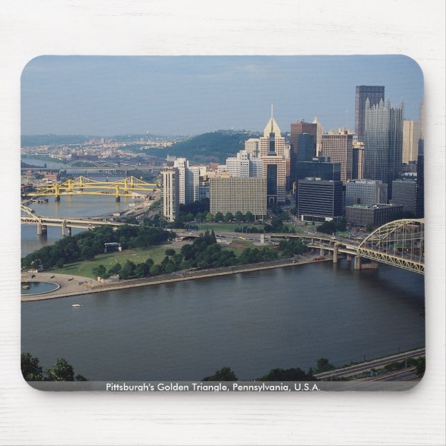 Pittsburghs guld- triangel, Pennsylvania, USA Musmatta (Framsidan)