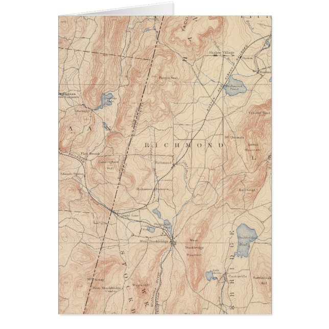 Pittsfield, Massachusetts Hälsningskort (Framsidan)