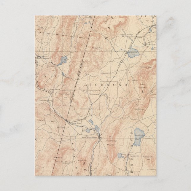 Pittsfield, Massachusetts Vykort (Framsida)