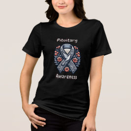 Pituitära besvär | Grått Awareness Ribbbon T Shirt