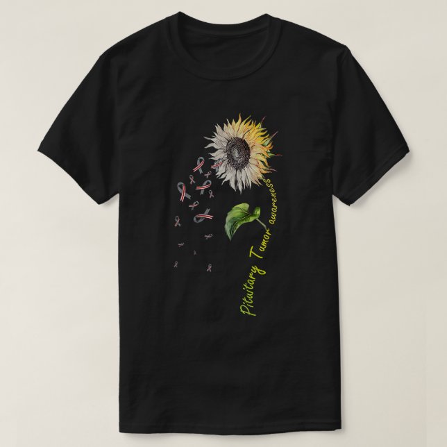 Pituitary Tumor Awareness Solros T Shirt (Design framsida)