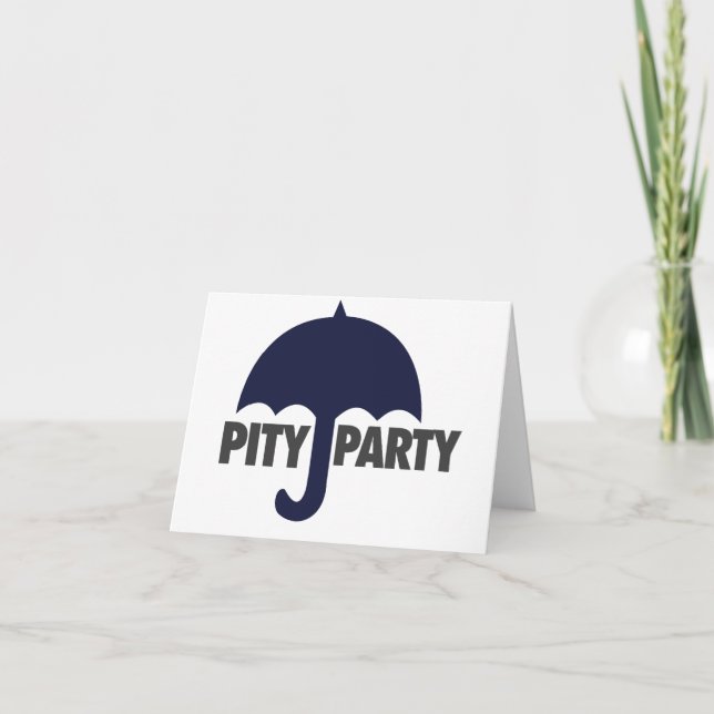 Pity Party Kort (Framsida)
