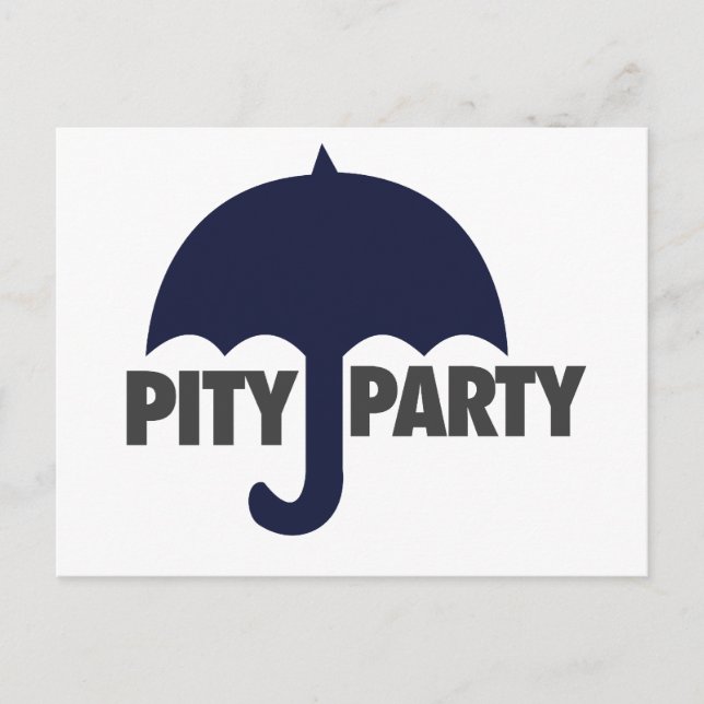 Pity Party Vykort (Framsida)