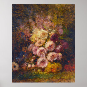 Pivoines - Félix Ziem Poster