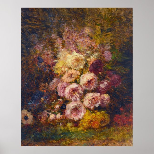 Pivoines - Félix Ziem Poster (Framsidan)