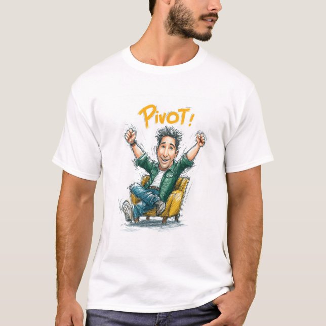 Pivot Ross Tshirt för dina vänner Gift t-shirt (Framsida)