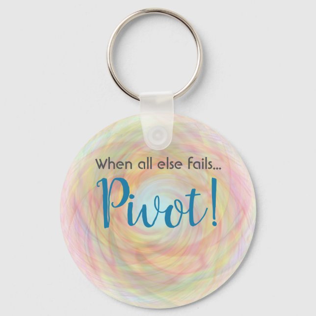 Pivote! Dags för en ny plan! Nyckelring (Framsida)