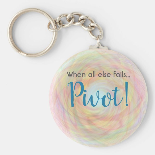 Pivote! Dags för en ny plan! Nyckelring (Framsidan)