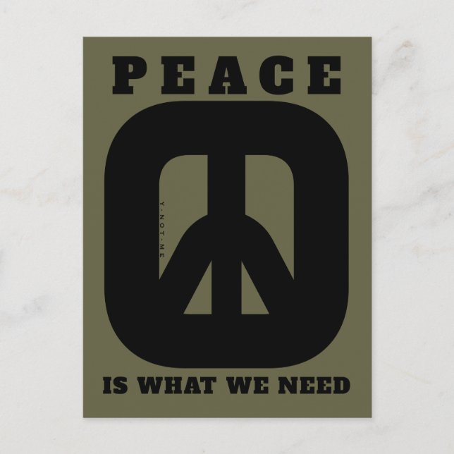 PIWNEED PEACE2 (IWWN) VYKORT (Framsida)