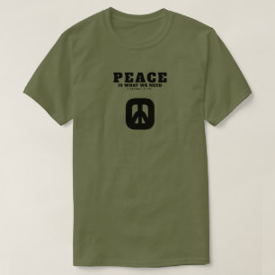 PIWNEED PEACE (IWWN) 2 T SHIRT