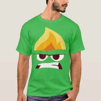 Pixar Inside Out Arg Ansikte Halloween T Shirt