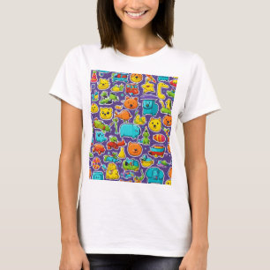 "Pixar-Inspired Pet Leksak T-Shirt - Bright Minima