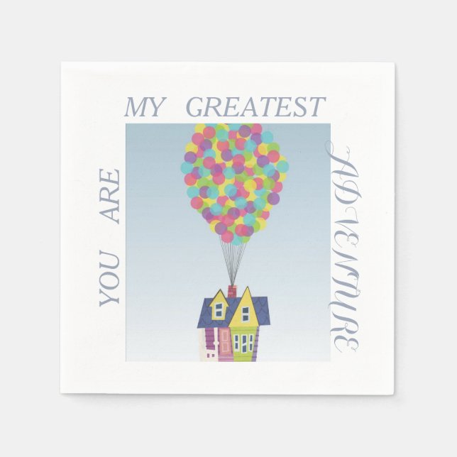 Pixar Up-filmnapkin Pappersservett (Framsidan)