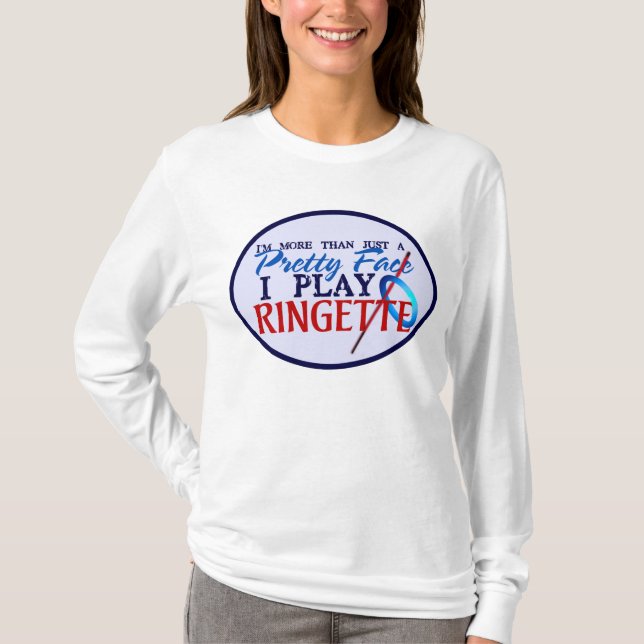 Pixart Ringette nätt ansikte T-shirt (Framsida)