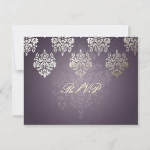 PixDezine Damask6 RSVP kräver 5x7 inbjudningar