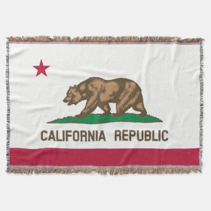 PixDezine Golden Bear/California Statlig flagga Mysfilt