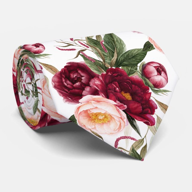 PixDezine H2 Flowers Burgundy  Peonies Slips (Rullad)