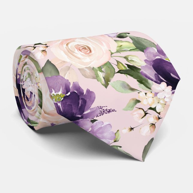 PixDezine H2 Flowers Eggplant  Ro Ne Slips (Rullad)