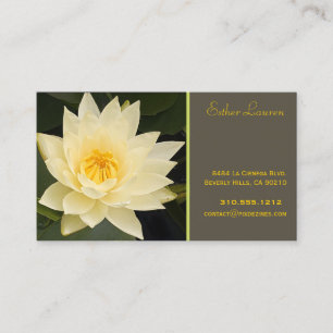 PixDezine lotus blomma/om/yoga/friskare/DIY färger Visitkort