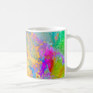 PIXDEZINER GALAXY ABSTRAKT, FET FÄRGER KAFFEMUGG