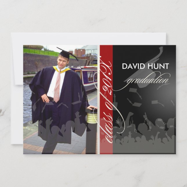 PixDezines 2011 Examen/Foto/Kappa+Genomförkläde Inbjudningar (Framsida)