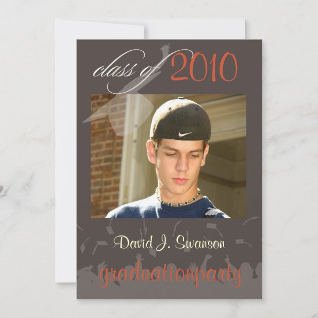 PixDezines 2011 Examen/Foto/Mössa+Kappa Inbjudningar (Framsida)