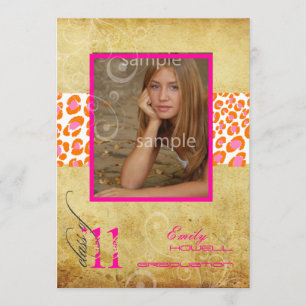 PixDezines 2011 Examen, Rosa Leopard Inbjudningar