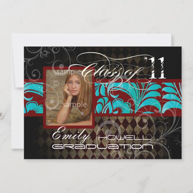 PixDezines 2011 Studenten, Harlequin Inbjudningar (Framsida)