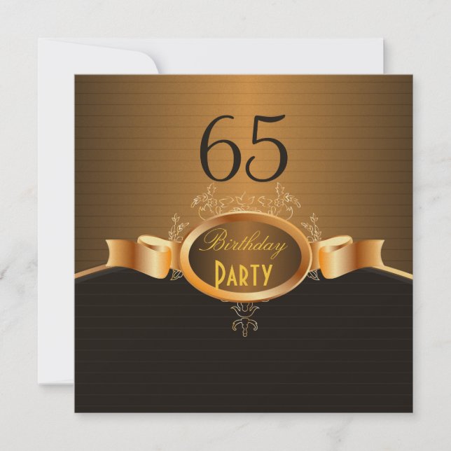 PixDezines 65 Födelsedagsfest/DIY din händelse... Inbjudningar (Framsida)