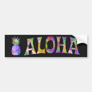 PixDezines Aloha Ananas Bildekal
