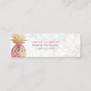 PixDezines ALOHA ANANAS/HETP ROSA/FALSKT GULD