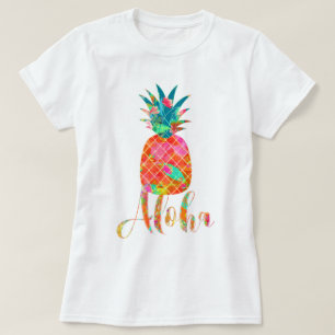 PixDezines Aloha Ananas T Shirt