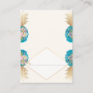 PixDezines Aloha Hawaiian Pineapple/Place Cards Placeringskort