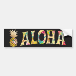 PixDezines Aloha Pineapple Bildekal