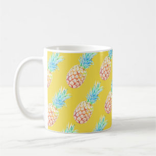 PixDezines Aloha Pineapple DIY-bakgrund färg Kaffemugg