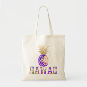 PixDezines Aloha Pineapple+Falskt Guld Tygkasse