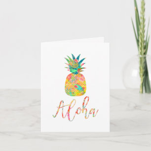 PixDezines Aloha PineApples/DIY-bakgrund Kort
