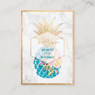 PixDezines Aloha Pineapples/Guld/Marble/Djurutrymm Tilläggskort