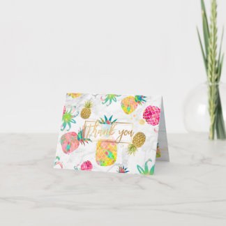 PixDezines Aloha Pineapples/tack Tack Kort
