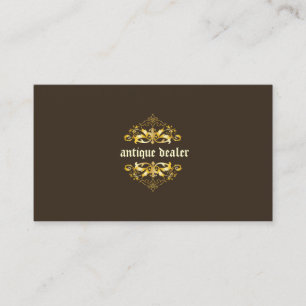 PixDezines Antique Dealers/Streck/Filigrees Visitkort