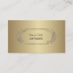 PixDezines antique scrollss/diy färg Visitkort