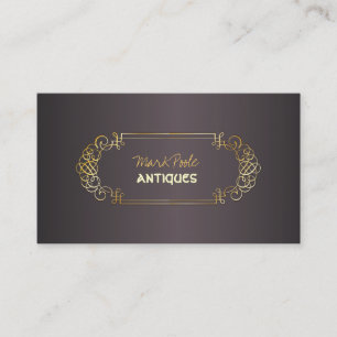 PixDezines antique scrollss/diy färg Visitkort