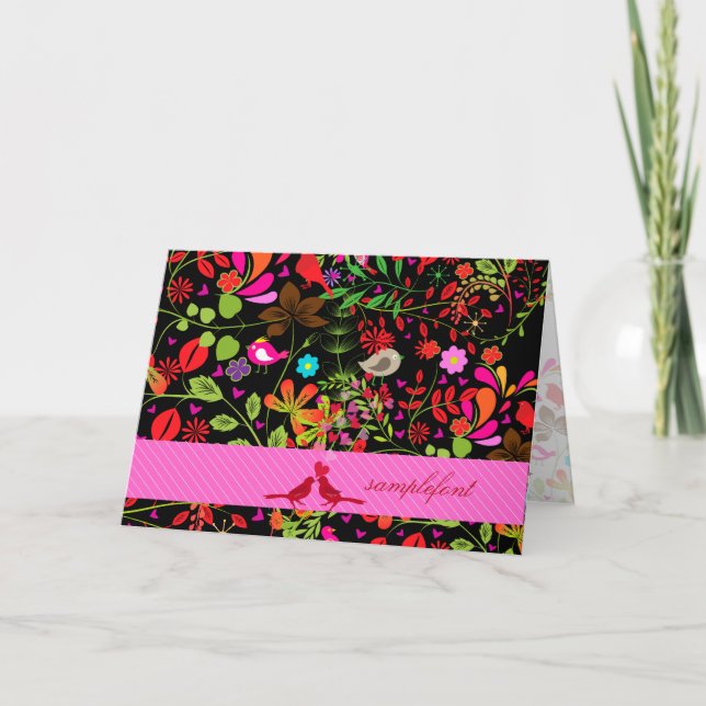 PixDezines-bakgrund för träd/DIY +trim färger Kort (Framsida)