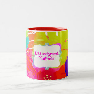 PixDezines balikai/diy bakgrund Två-Tonad Mugg