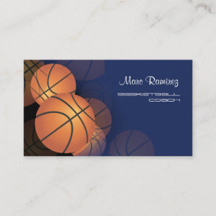 PixDezines basketboll-kort/DIY bakgrundsfärger! Visitkort