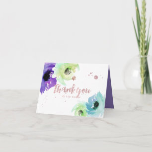 PixDezines Bat mitzvah/Tack/DIY färg Tack Kort