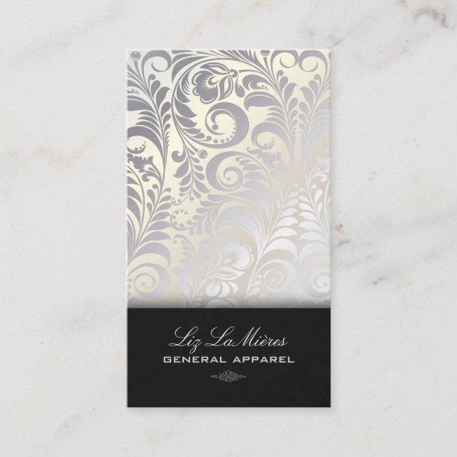 PixDezines Bellissimo-Vintage Visitkort (Framsida)