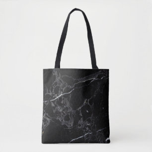 PixDezines BLACK MARBLE Tygkasse
